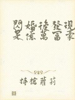 闪婚后发现老公是亿万富豪(小说)