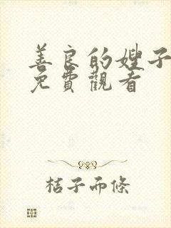 善良的嫂子高清免费观看