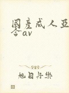 国产成人亚洲综合av封面