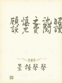 顾慎之沈昭凝小说免费阅读最新章节