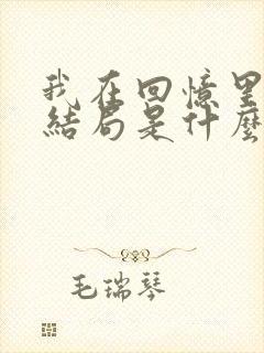 我在回忆里等你结局是什么