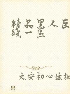 精品黑人巨大在线一区