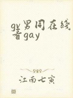gv男同在线观看gay