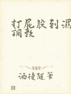 打屁股到湿惩罚调教