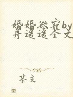 婚婚欲宠by小舟遥遥全文免费阅读