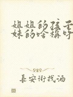 姐姐的孩子是妹妹的啥称呼封面