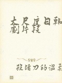 大尺度日韩欧美剧片段