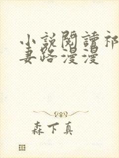 小说阅读祁少追妻路漫漫