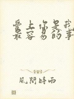 爱上你是我做过最容易的事