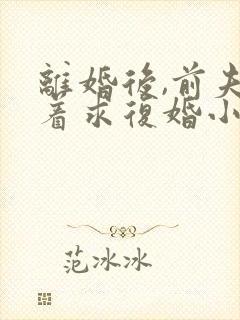 离婚后,前夫哭着求复婚小说免费阅读原文