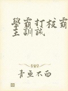 学霸打校霸双男主训诫