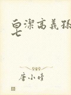 白洁高义孙倩老七