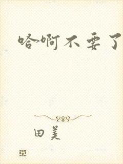 哈啊不要了嗯啊