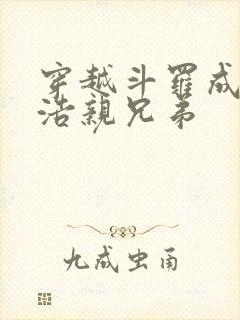 穿越斗罗成霍雨浩亲兄弟