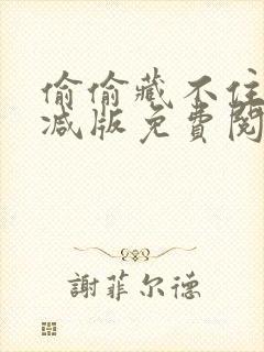 偷偷藏不住无删减版免费阅读