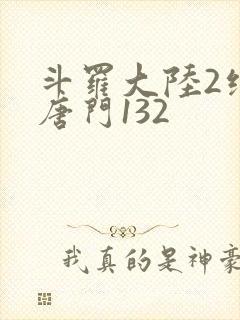 斗罗大陆2绝世唐门132封面