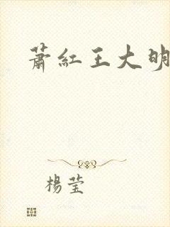 萧红王大明小说