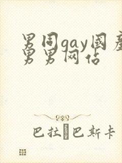 男同gay国产男男网站封面