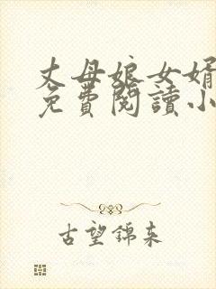 丈母娘女婿江峰免费阅读小说全文