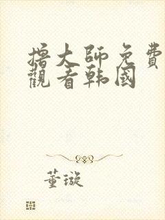 撸大师免费在线观看韩国