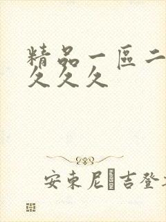 精品一区二区久久久久