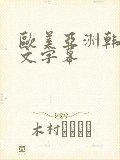 欧美亚洲韩日中文字幕封面