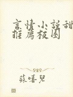 言情小说甜宠文推荐校园