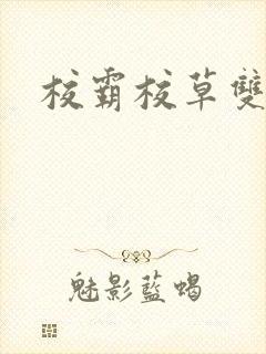 校霸校草双男主