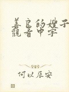 善良的嫂子在线观看中字