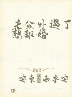 老公外遇了我不想离婚