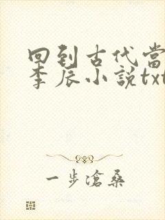 回到古代当太子李辰小说txt