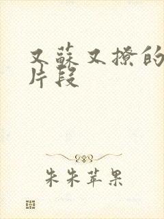 又苏又撩的吻戏片段封面