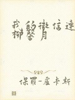 我的微信连三界柳馨月