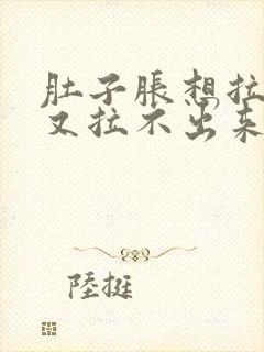 肚子胀想拉大便又拉不出来是什么原因