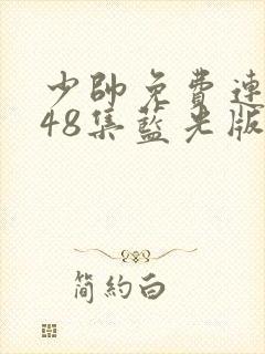 少帅免费连续剧48集蓝光版