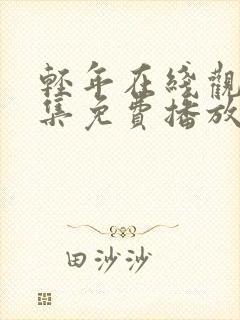 轻年在线观看全集免费播放封面