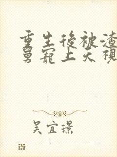 重生后被渣男舅舅宠上天视频