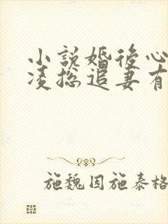 小说婚后心动:凌总追妻有点甜小说