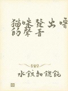 猫咪发出噜噜噜的声音