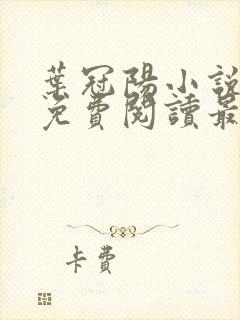 叶冠阳小说全文免费阅读最新章节封面