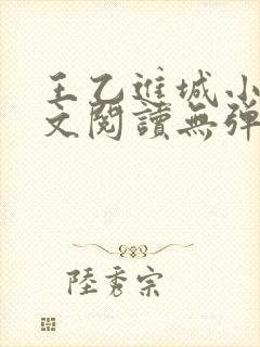 王乙进城小说全文阅读无弹窗