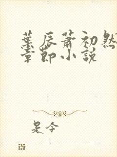 叶辰萧初然最新章节小说