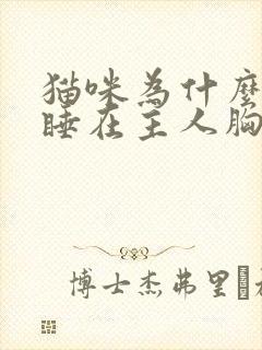 猫咪为什么喜欢睡在主人胸口