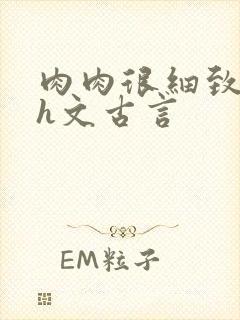 肉肉很细致的高h文古言封面