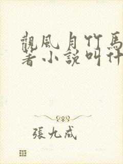 观风月竹马篇原著小说叫什么名字