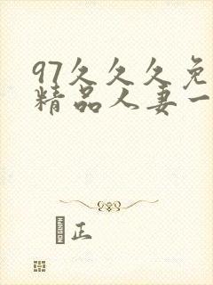 97久久久免费精品人妻一区