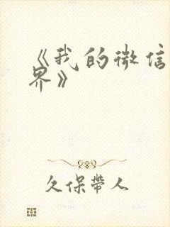 《我的微信连三界》