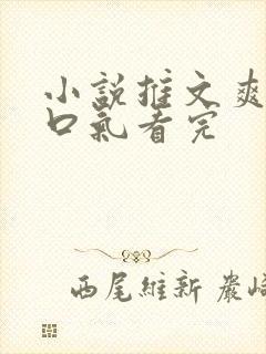 小说推文爽文一口气看完