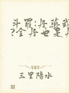 斗罗:丹药武魂?金丹也是丹小说全文免费阅读