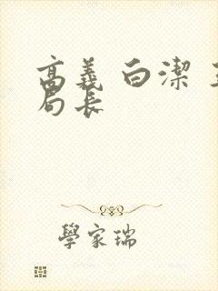 高义 白洁 王局长